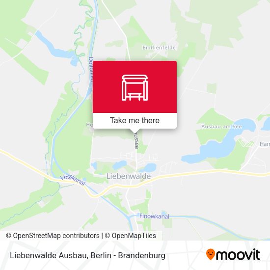 Карта Liebenwalde Ausbau