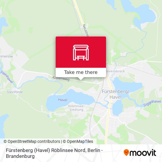 Fürstenberg (Havel) Röblinsee Nord map
