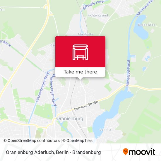 Oranienburg Aderluch map