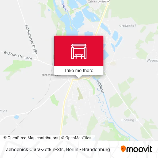 Карта Zehdenick Clara-Zetkin-Str.