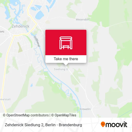 Zehdenick Siedlung 2 map