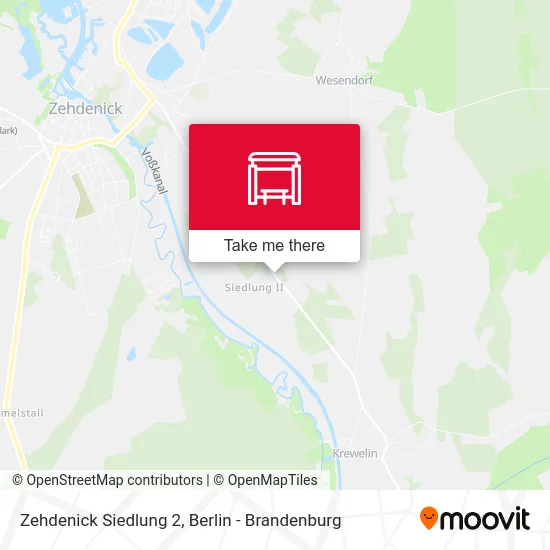 Zehdenick Siedlung 2 map