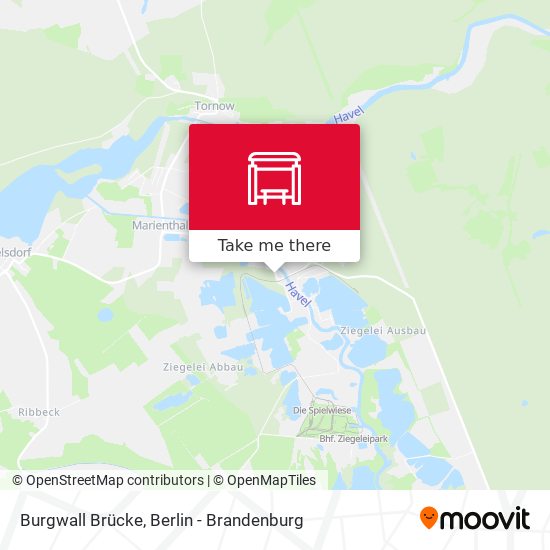 Burgwall Brücke map