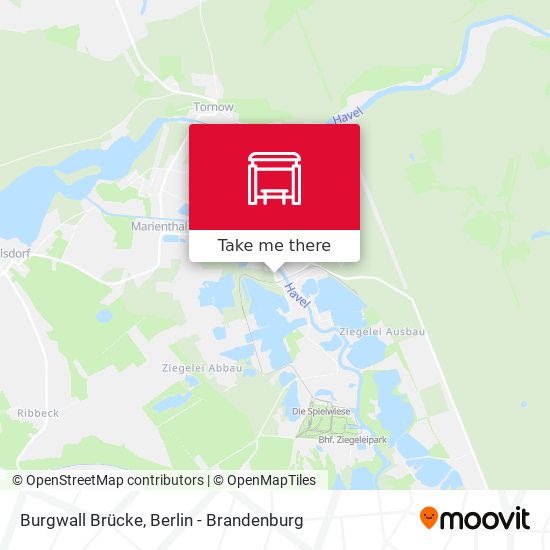 Burgwall Brücke map