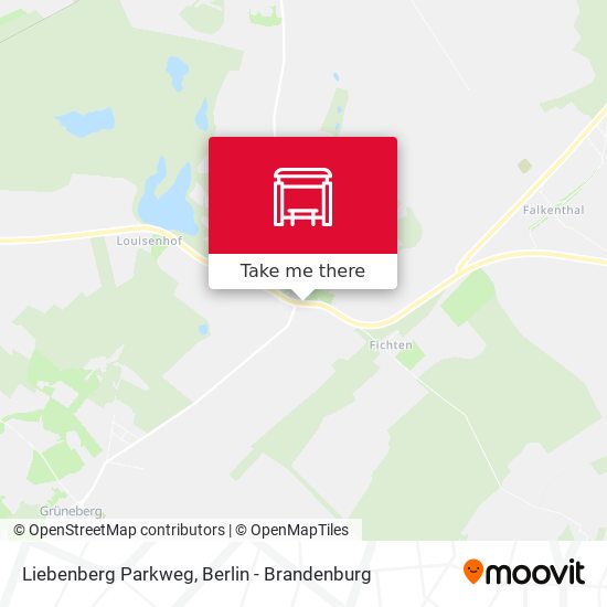 Liebenberg Parkweg map