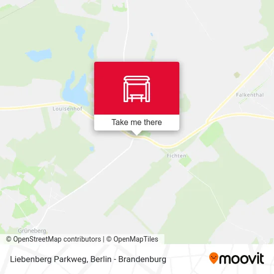 Liebenberg Parkweg map