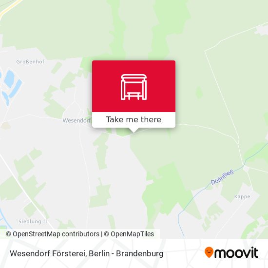 Wesendorf Försterei map