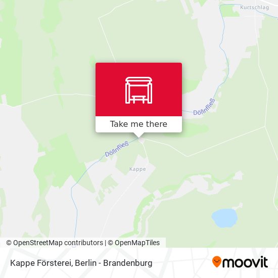 Kappe Försterei map