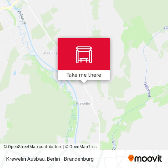 Krewelin Ausbau map