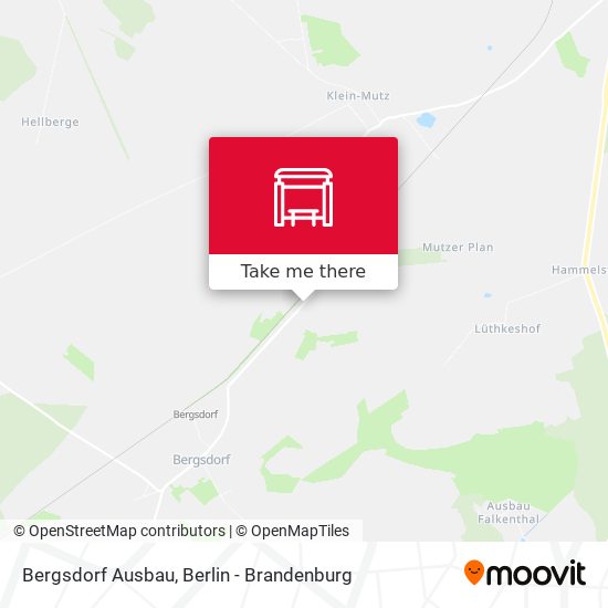 Bergsdorf Ausbau map