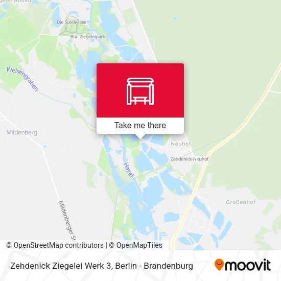 Карта Zehdenick Ziegelei Werk 3