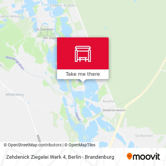 Карта Zehdenick Ziegelei Werk 4