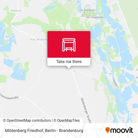 Mildenberg Friedhof map