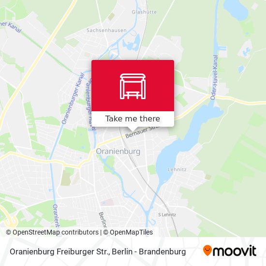 Oranienburg Freiburger Str. map