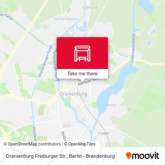 Карта Oranienburg Freiburger Str.