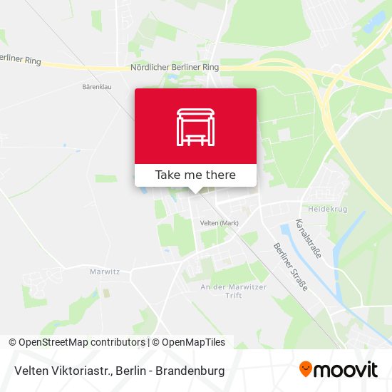 Velten Viktoriastr. map