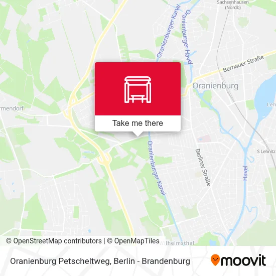 Oranienburg Petscheltweg map
