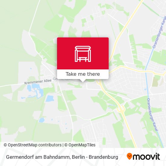 Germendorf am Bahndamm map