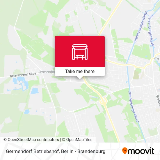 Germendorf Betriebshof map
