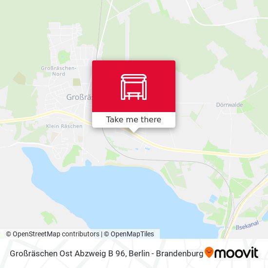 Großräschen Ost Abzweig B 96 map