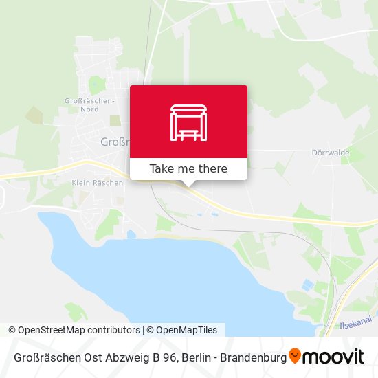 Großräschen Ost Abzweig B 96 map