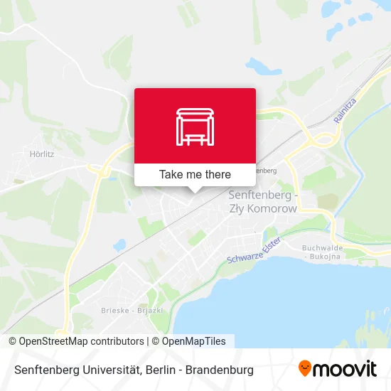 Карта Senftenberg Universität