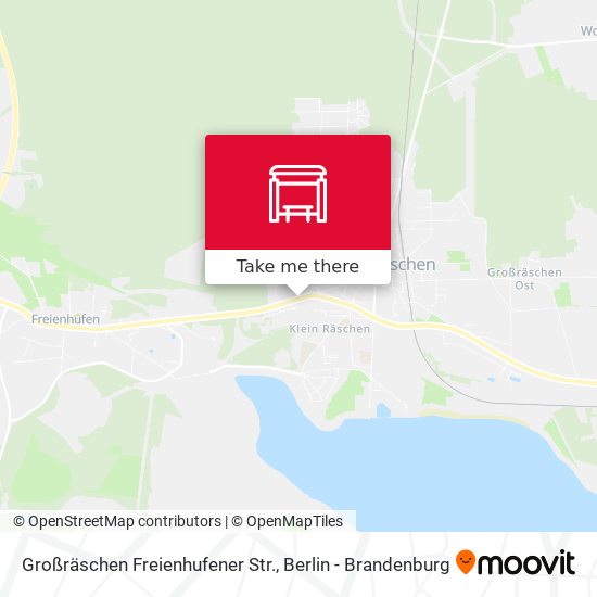 Großräschen Freienhufener Str. map
