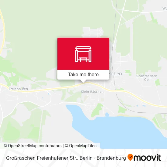 Карта Großräschen Freienhufener Str.