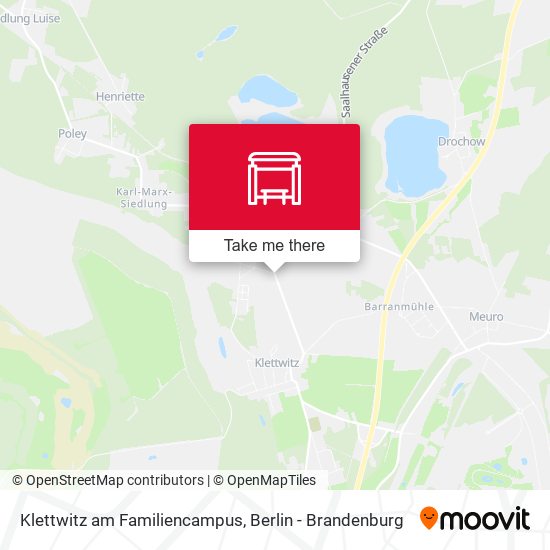Klettwitz am Familiencampus map