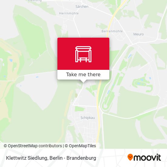 Klettwitz Siedlung map