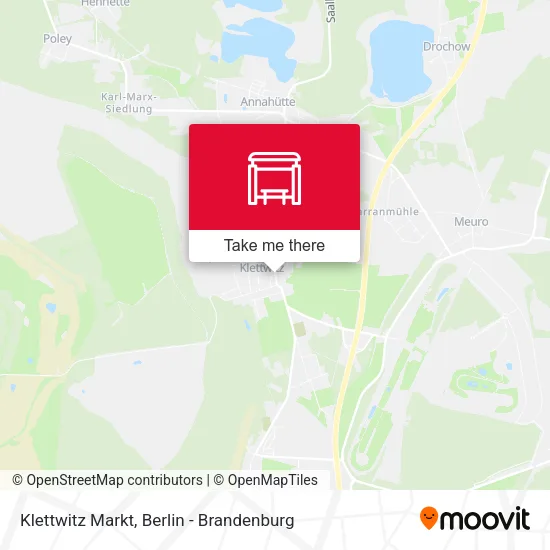 Карта Klettwitz Markt
