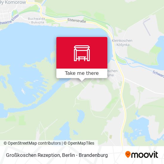Großkoschen Rezeption map