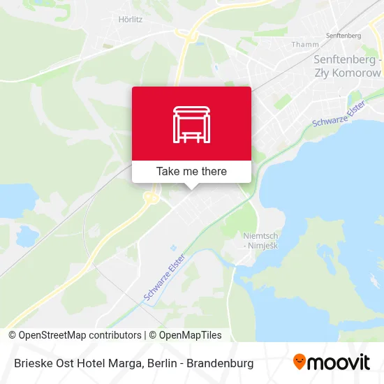 Brieske Ost Hotel Marga map