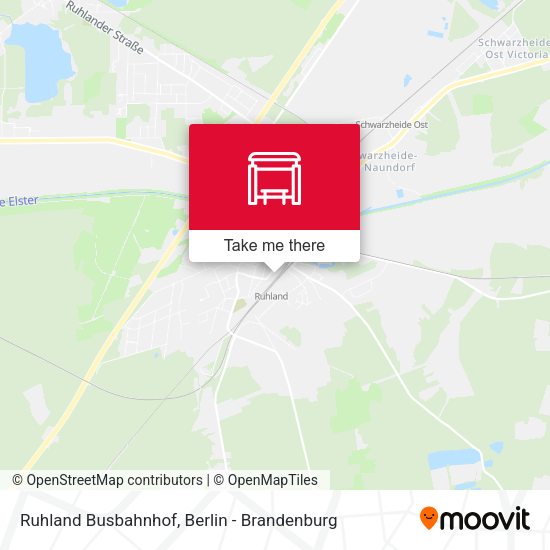 Ruhland Busbahnhof map