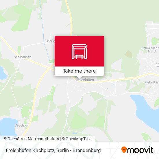 Freienhufen Kirchplatz map