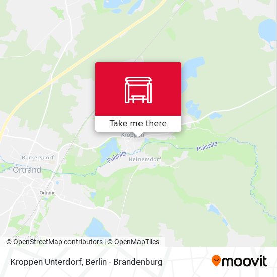 Kroppen Unterdorf map