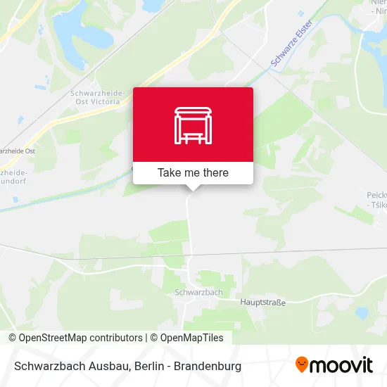 Schwarzbach Ausbau map