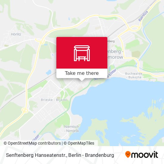 Senftenberg Hanseatenstr. map
