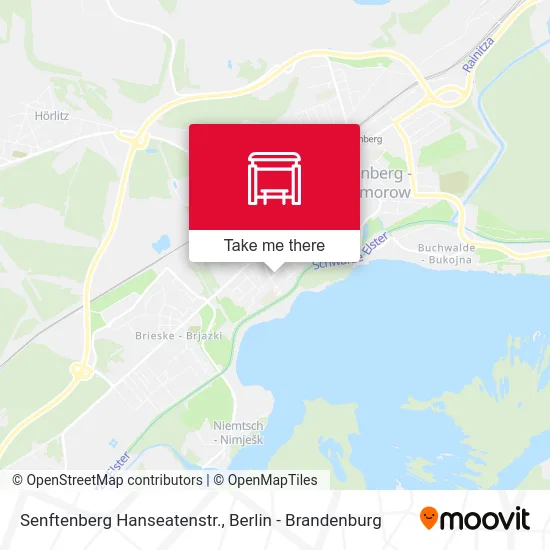 Карта Senftenberg Hanseatenstr.