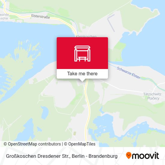 Карта Großkoschen Dresdener Str.