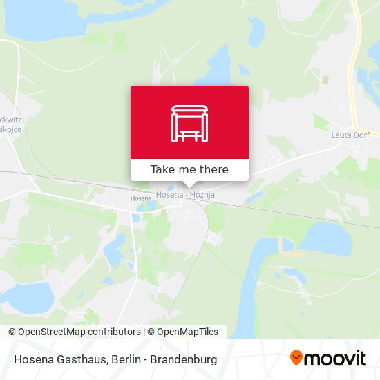 Hosena Gasthaus map