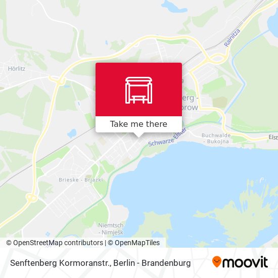 Senftenberg Kormoranstr. map