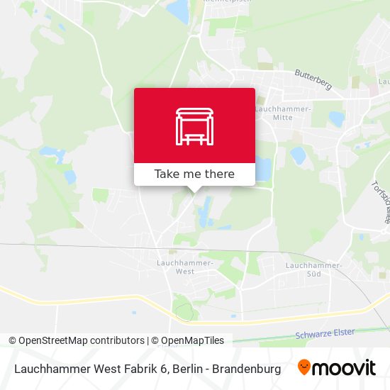 Lauchhammer West Fabrik 6 map
