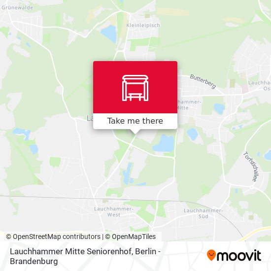 Lauchhammer Mitte Seniorenhof map
