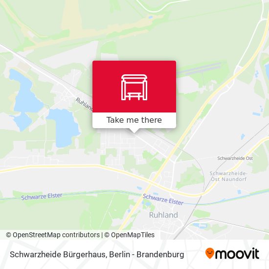 Schwarzheide Bürgerhaus map