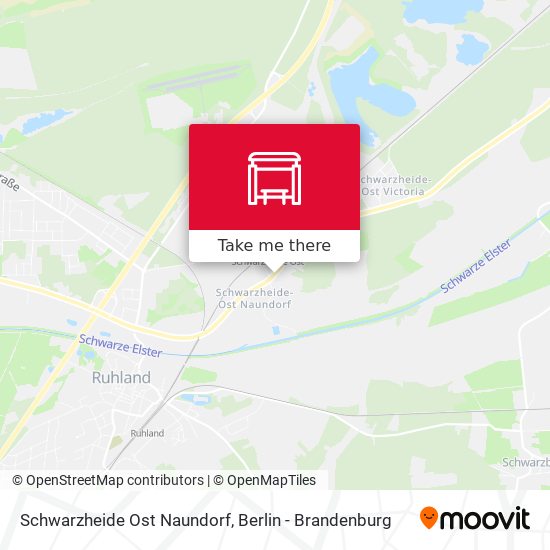 Schwarzheide Ost Naundorf map