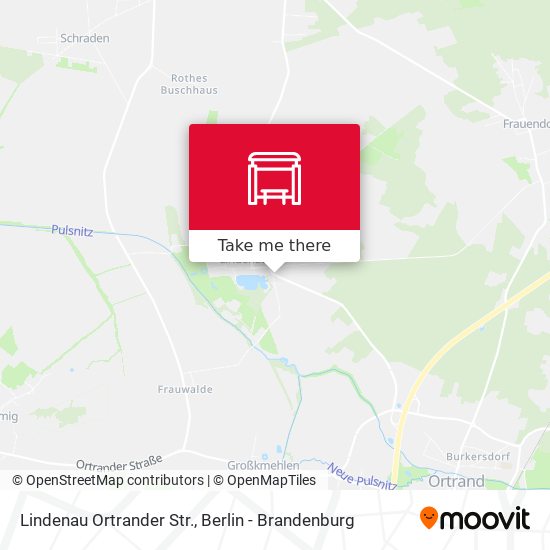 Lindenau Ortrander Str. map