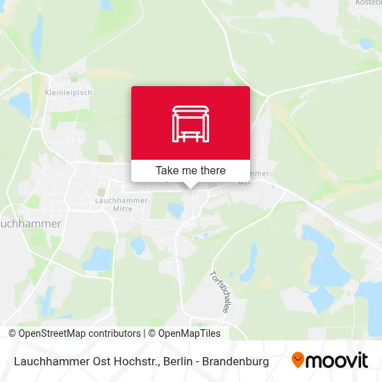 Lauchhammer Ost Hochstr. map