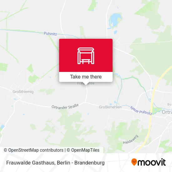 Карта Frauwalde Gasthaus