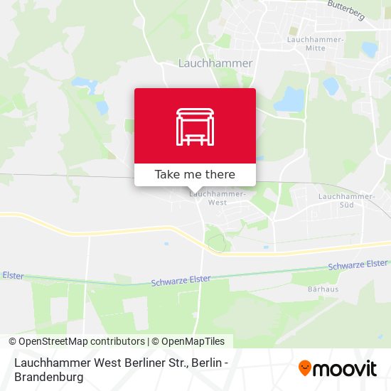 Lauchhammer West Berliner Str. map